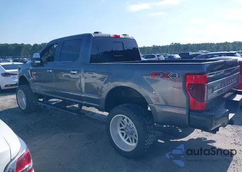 2020 Ford F-250 Platinum из США, поврежденный, VIN 1FT7W2BT1LEE75065